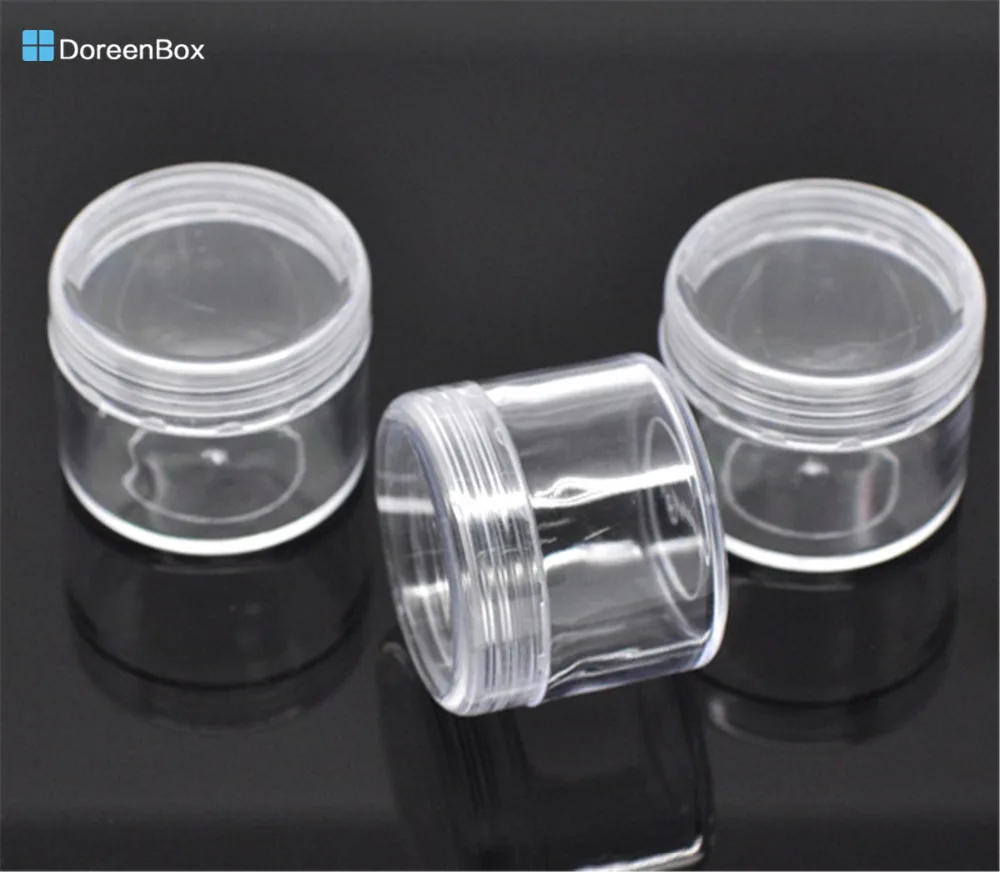

Lovely Jewelry! 6 Loose Bead Storage Container Tins 4x4x3.4cm (B11989)