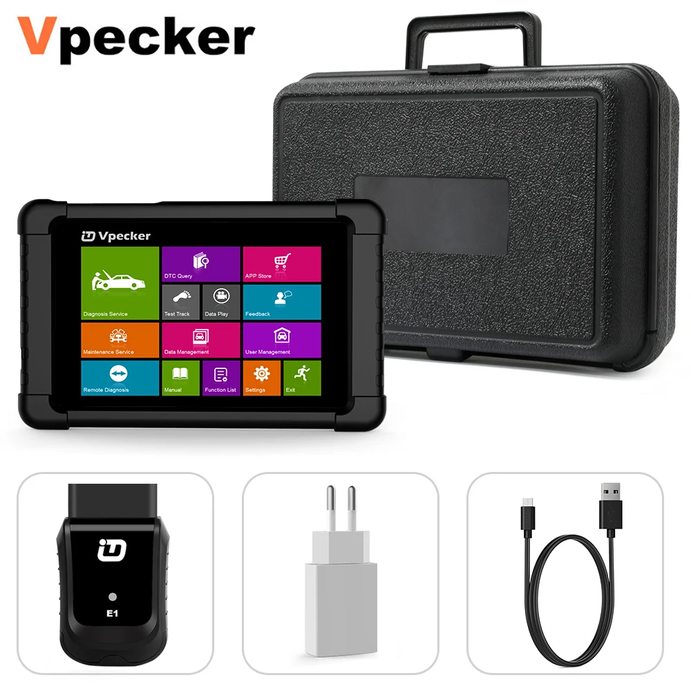 Vpecker E1 OBD2 автомобильный диагностический сканер полная система ABS SRS EPB DPF