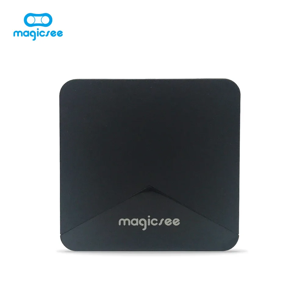 Magicsee N5 الروبوت 7.1 التلفزيون مربع Amlogic S905X رباعية النواة 4 K قرار 2 GB RAM 16 GB ROM 2.4G 5G WiFi مجموعة أعلى مربع