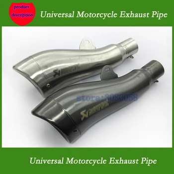 

High Quality KA-51mm Inlet Stainless Steel GP Motorcycle Exhaust Muffler Slip On With DB Killer for KX250F Z900 J300 YZF-R6 FZ1