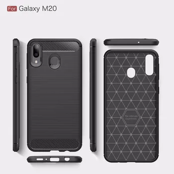 

50pcs/lot Carbon Fiber Drawing TPU hot selling cover case for Samsung Galaxy A10 A20/A30 A40 A50 A70 M10 M20 M30 back case
