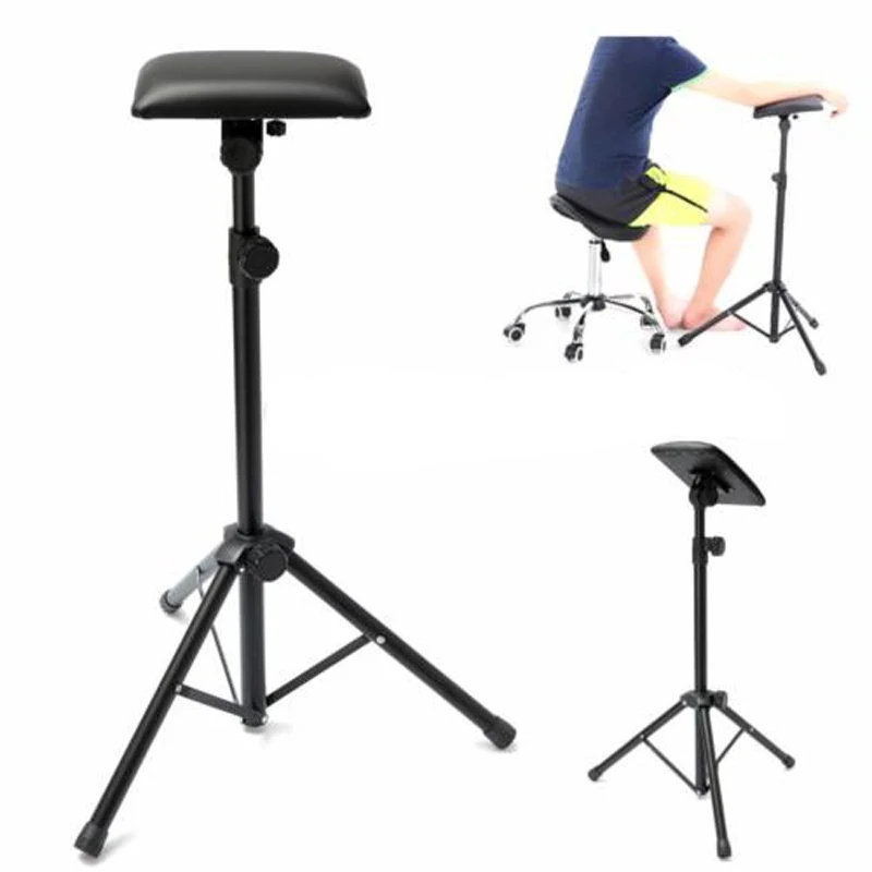 1pc Portable Tattoo Arm Leg Rest Black Adjustable Tattoo Tripod Stand For Home Tattoo Accessories