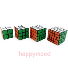 Черный матовый Профессиональный скоростной магический куб головоломка твист Классическая игра для мозга shengshou 2x2x2 3x3x3 4x4x4 5x5x5