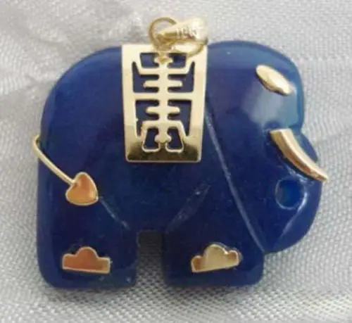 FREE SHIPPING&gt&gt Pretty Blue stone new Elephant Pendant &amp Necklace 5.27 | Украшения и аксессуары