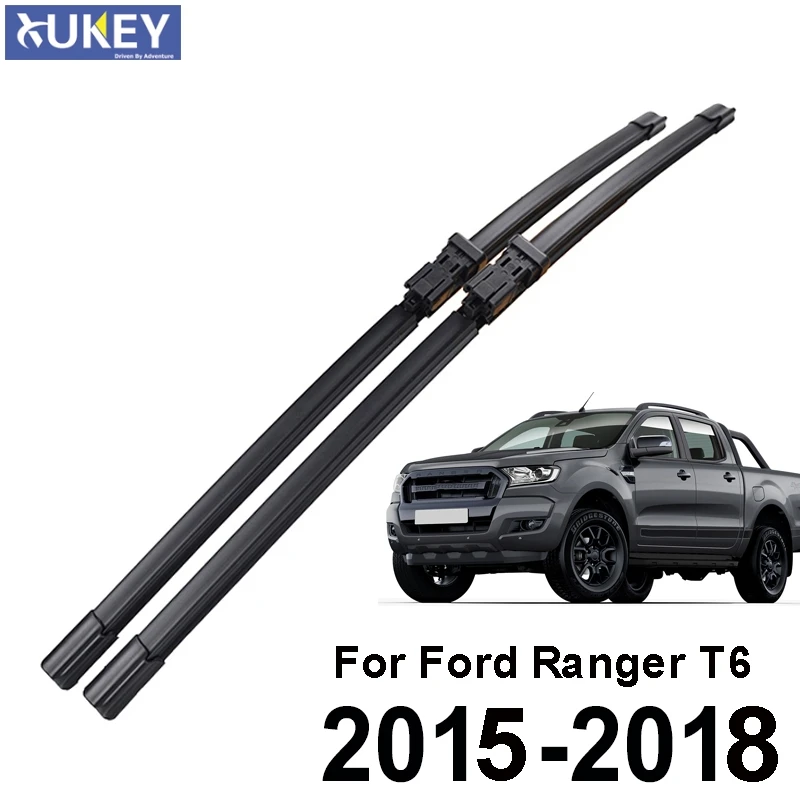 

Xukey 24" 15" Front Window Windscreen Wiper Blades Set For Ford Ranger T6 2015 2016 2017 2018 2019 Push Button Arm
