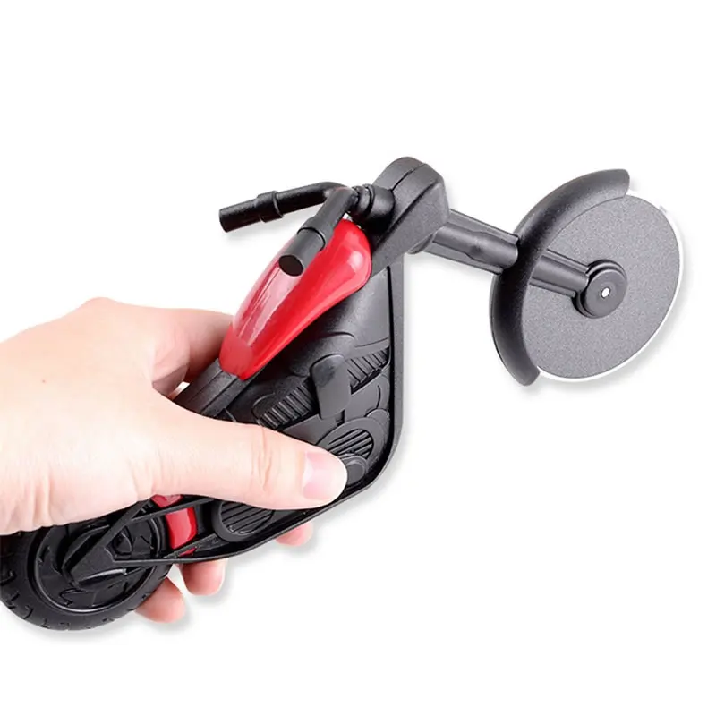 Upspirit Motorcycle Shape Pizza Roller Pizza Knife Cooking Utensils Pizza Tools Cake Tools Peel Wheels Scissors Baking Supplies