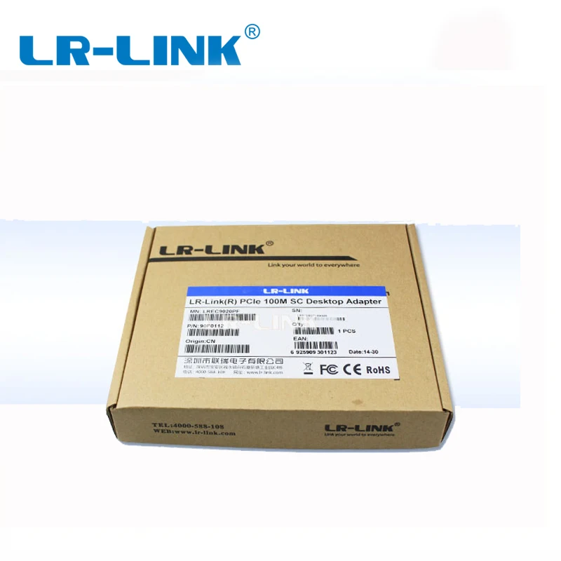 LR LINK 9020PF LX 100Mb optical fiber ethernet adapter PCI Express x1 network interface nic card 4