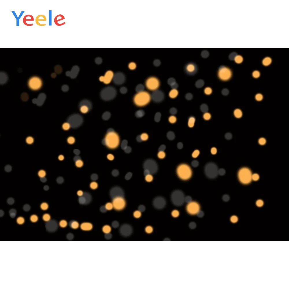 

Yeele Black Light Bokeh Backdrops Baby Portrait Photography Background Customized Photographic Backdrop For Photo Studio