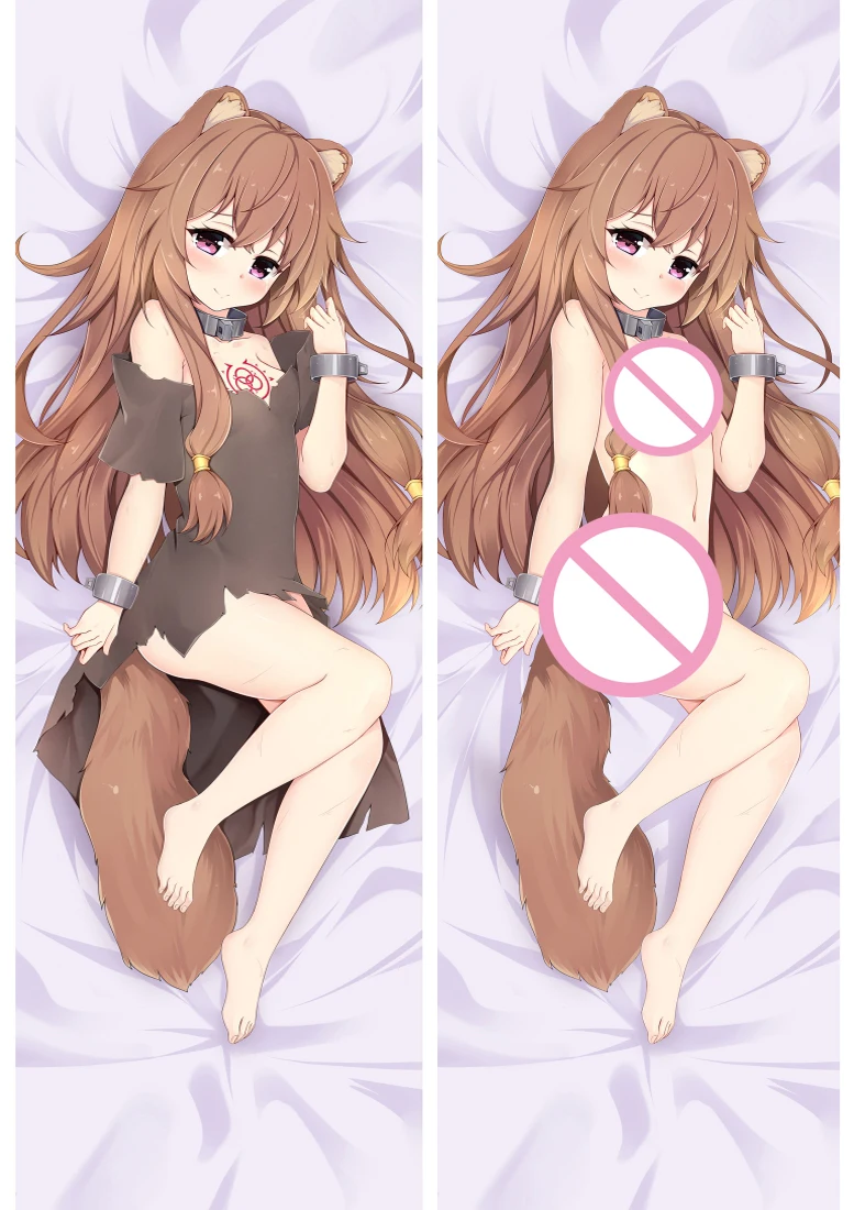 2019 янское обновление аниме The Rising of the Shield Hero Filo Raphtalia Dakimakura Чехол для подушки тела