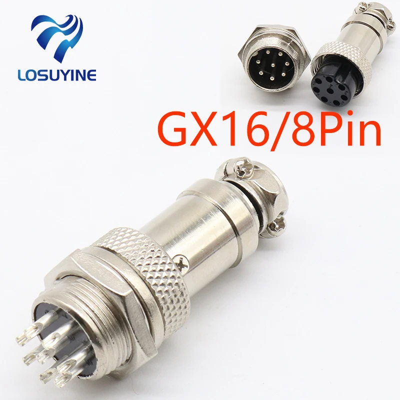 Разъем gx16 8pin Разъем gx16 8pin