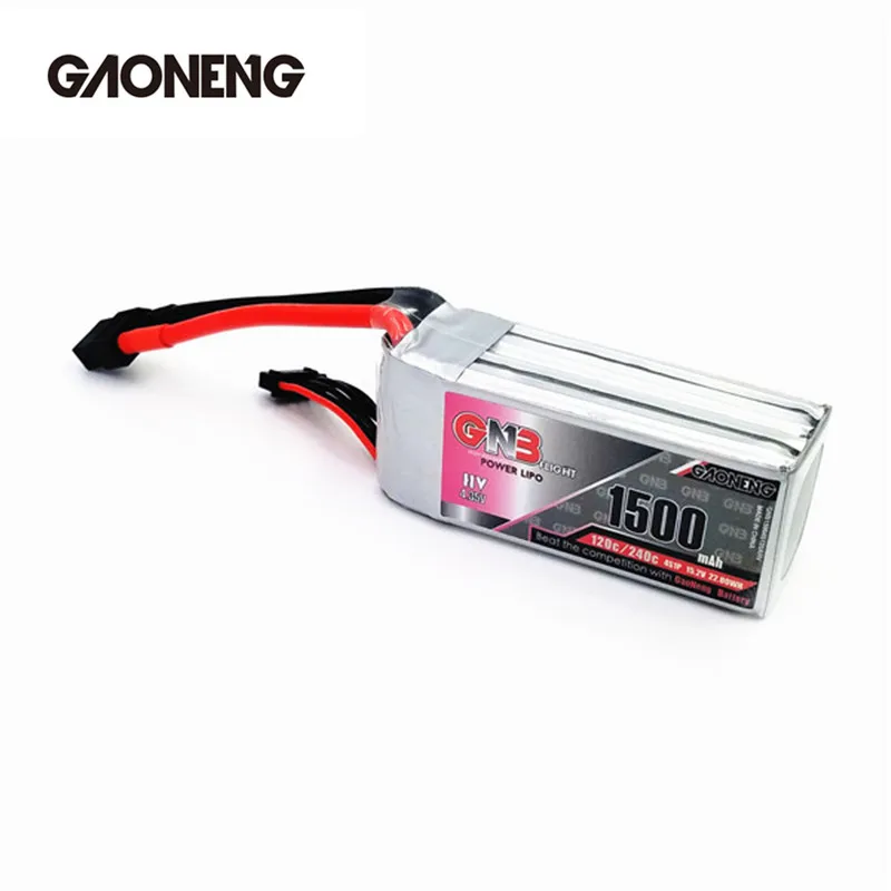 

GaoNeng GNB 4S 15.2V 1500mAh Lipo Battery Rechargeable XT60 Plug Connector for RC Model Power Accessories Multicopter