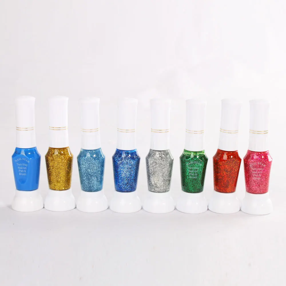 Aliexpress 24 Color Two Way Nail Art Pen Brush Uv Gel 16 Colors Nail Art Pen Set 3d Diy Decoration Polish Gel Painting Nails Equipment