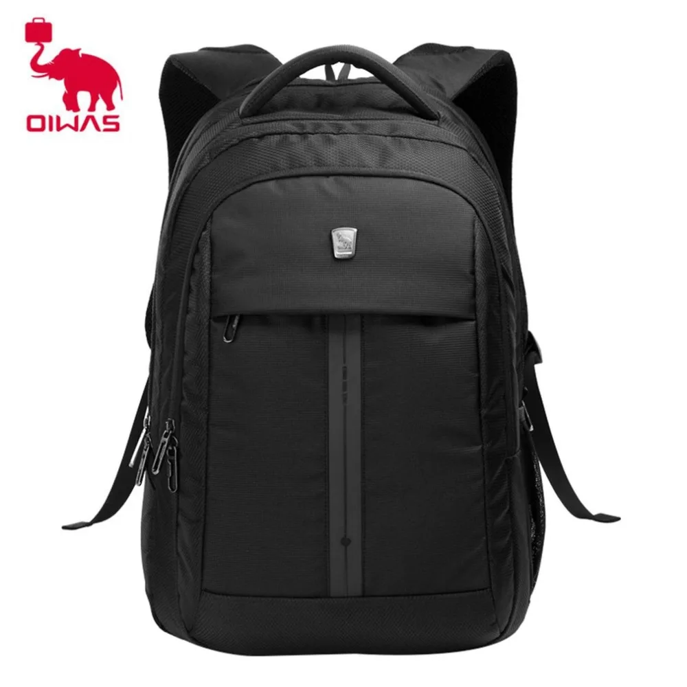 

Oiwas Multifunctional Business Style Men Women Backpack Professional 15 Inch Notebook Computer Bag Schook Rucksack Black