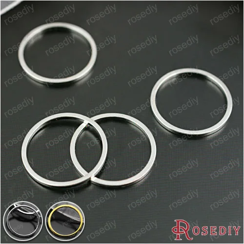 

Wholesale 14mm Imitation Rhodium / Gold / Silver color Copper Closed Rings Diy Findings Accessories 100 pieces(JM3065)