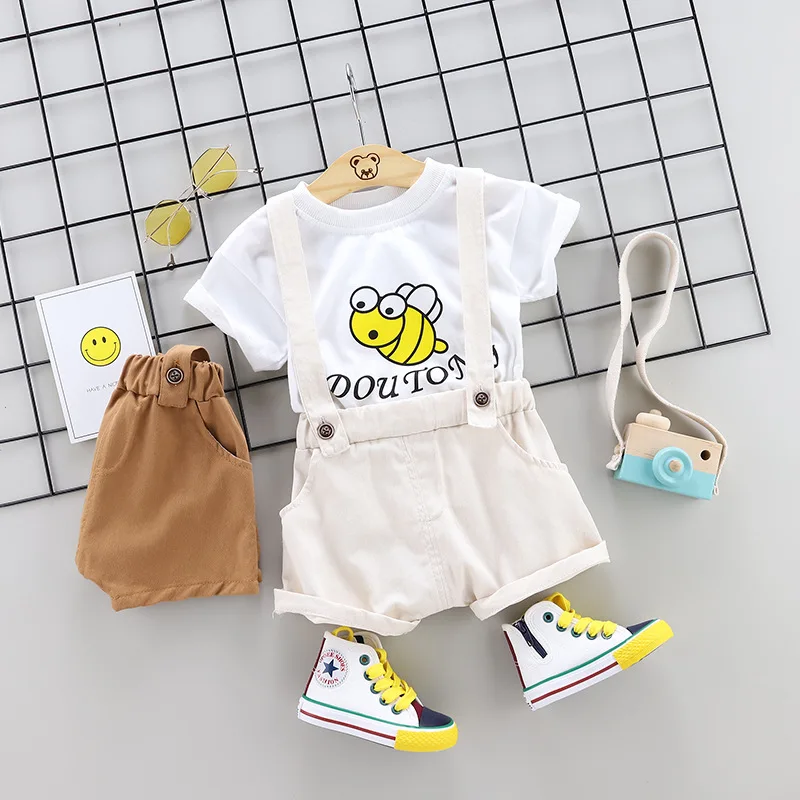

2019 Children's Summer Cotton Short-sleeved Suit Baby Foreign Trade Two-piece Summer Suit Toddler Clothes Children's Sets