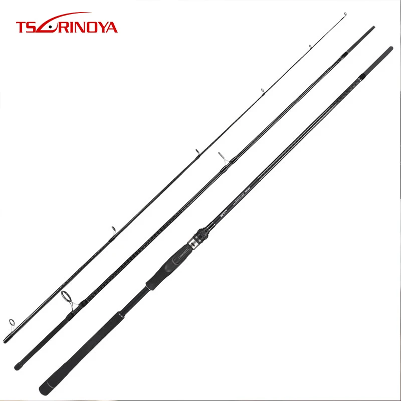 

TSURINOYA TYRANTS 2.4m 2.7m 3m 3.3m Spinning Fishing Rod FUJI Accessories Distance Throwing Carbon Lure Rod Vara De Pesca