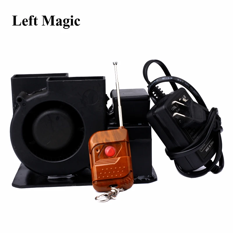 

Remote Electronic+Button Devicedouble Blowing Snowflake Paper Snow Storm Machine Magic Tricks Big Large Air Volume Snowflake