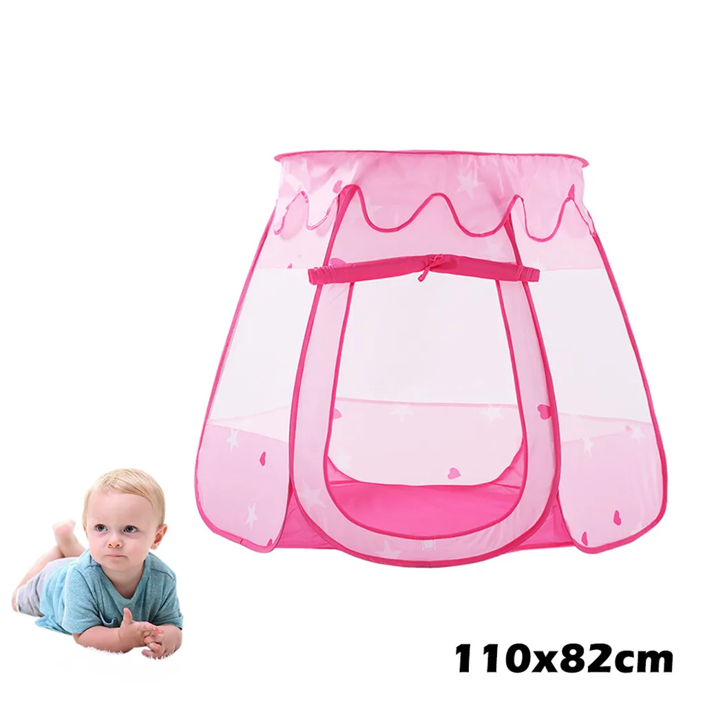 Kids Tent children's tent ball pool Playhouses Folding Children Kids Playhouse Princess Tent Tunnel InOutdoor Boys Girls