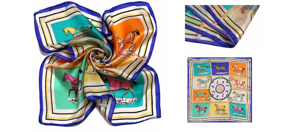 Silk Square Scarf (10)
