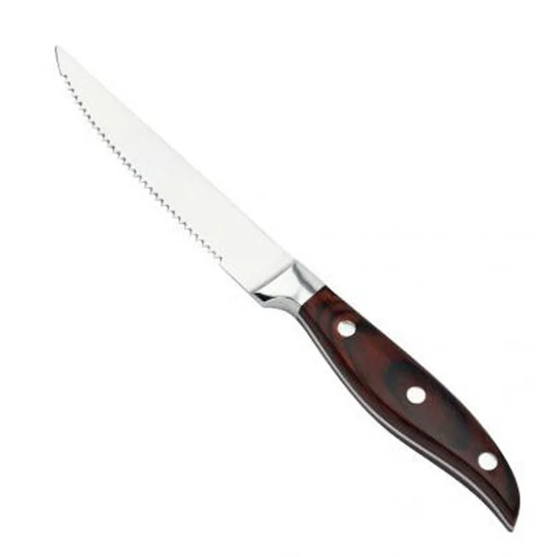 

Stainless Steel Dinnerware Steak Knife Western Pointed Head Food Knives Household Tableware Perfect Beef Meat Knife