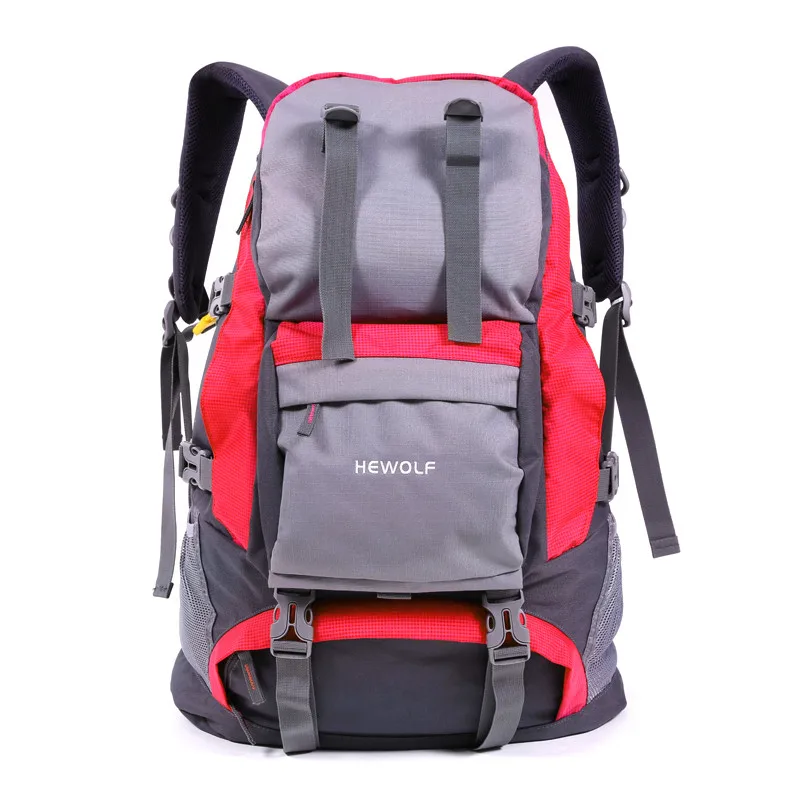 Hewolf Brands outdoor backpack mountaineering bag men and women shoulder bag waterproof backpack hiking camping 32L bag capacity Hewolf Brands outdoor backpack mountaineering bag men and women shoulder bag waterproof backpack hiking camping 32L bag capacity