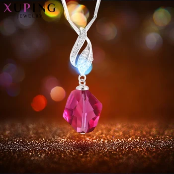 

Xuping Jewelry Elegant Exquisite Necklace Crystals from Swarovski Minimalist Style Best Birthday Gift Women Girls S151-40225