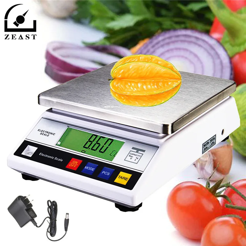 7 5kg Digital Electric Kitchen Scales Food Balance Scale Tare 7 5kg Digital Electric Kitchen Scales Food Balance Scale Tare Function Bench Weight Stainless Steel In Weighing From Tools On Aliexpress