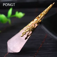 hot sale reiki rose crystal pendulums for dowsing healing crystals Chakra pendulum charms necklace filigree pendant jewelry цена hot sale reiki rose crystal pendulums for dowsing healing crystals Chakra pendulum charms necklace filigree pendant jewelry цены онлайн