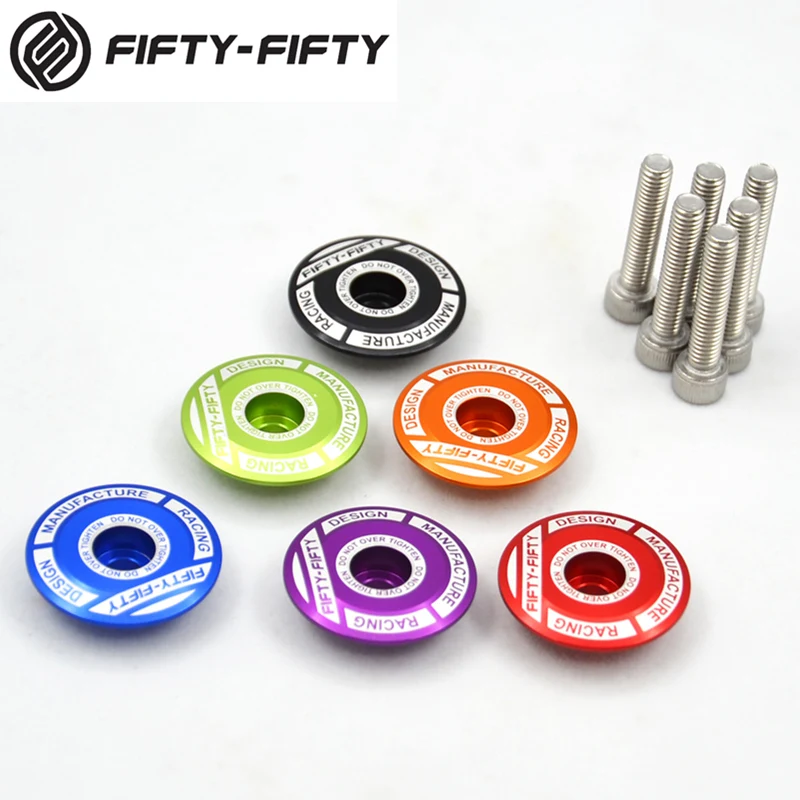 FIFTY FIFTY Bicycle Headset Fork Top Cap MTB Mountain Bike Aluminium