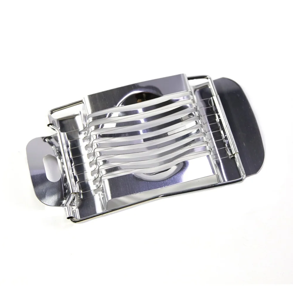 

Egg Slicer 1 Pcs Stainless Steel Boiled Egg Slicer Section Cutter Mushroom Tomato Cutter Kitchen Novelty Tool