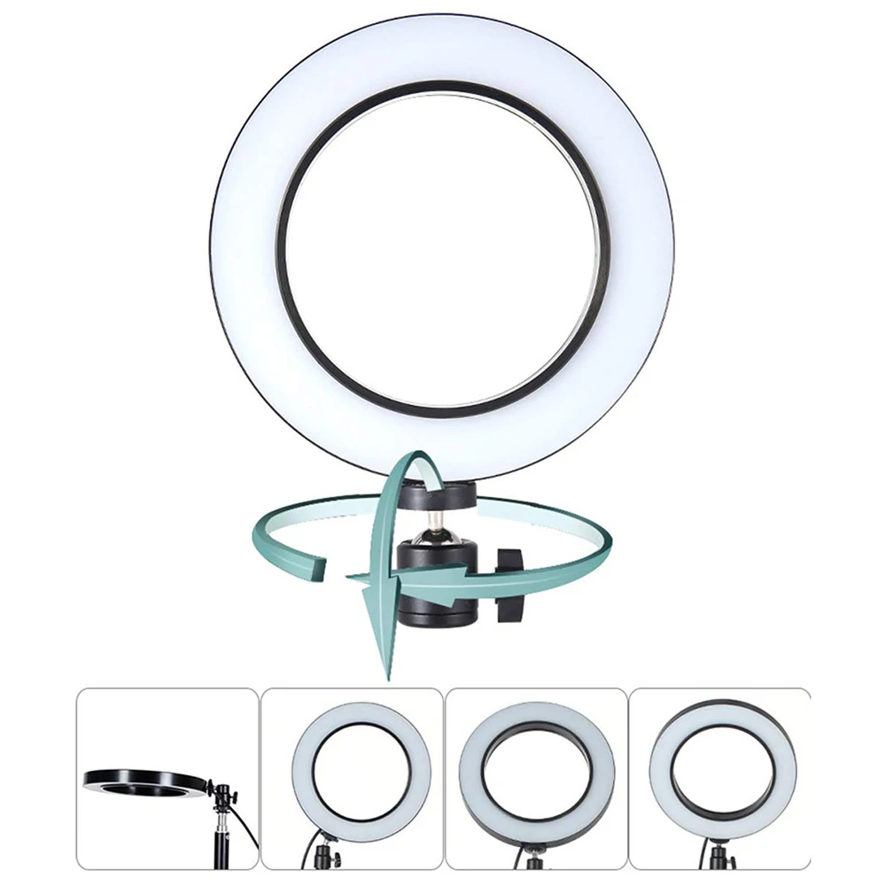 VE светодиодный GE 8 "светодиодный селфи кольцо свет, usb-зарядка для YouTube видео/фотографии Live Stream и макияж кольцо света