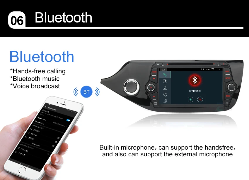 Best 8" HD Android 8.1 Car DVD Stereo For Kia Ceed 2012 2013 2014 2015 2016 2017 Auto Radio FM RDS WiFi GPS Navigation Reverse Camera 7