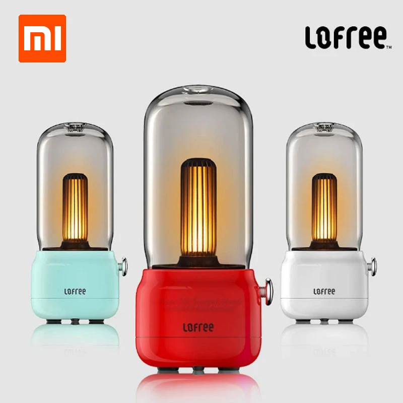 Xiaomi Youpin Lofree CANDLY Ретро Свет Регулируемый Яркий usb зарядка Проводные два режима