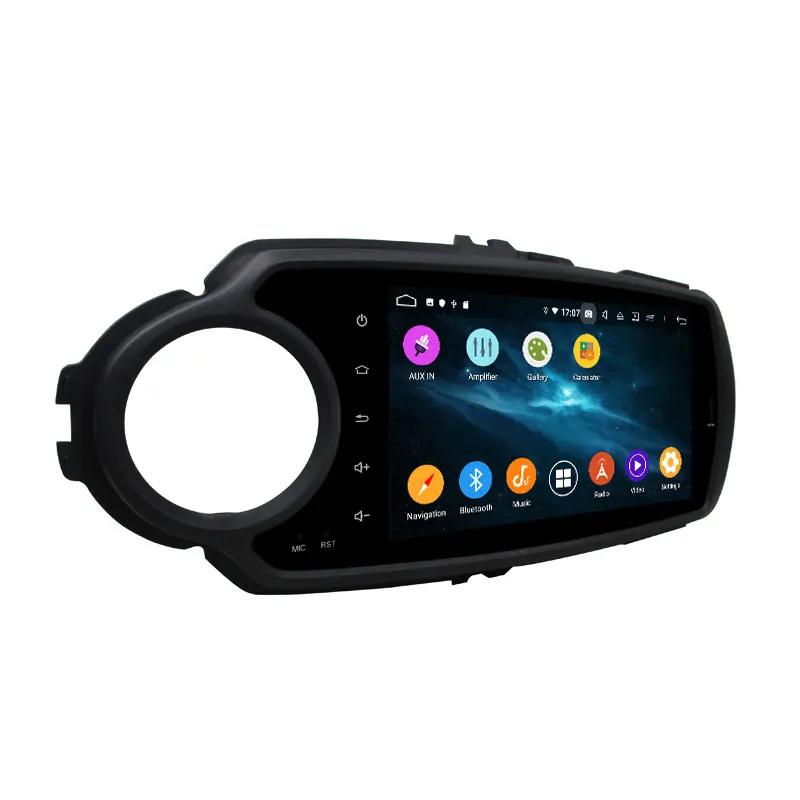 Excellent DSP 4GB+64GB Android 9.0 Car Audio DVD Player for Toyota yaris 2012 2013 GPS Radio Bluetooth 4.2 WIFI Mirror-link USB DVR 2