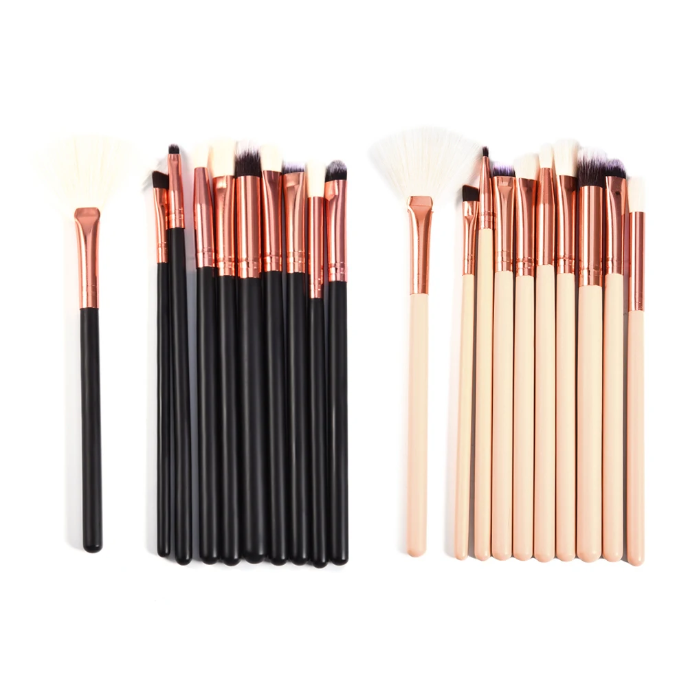 10pcs Rose Gold Brush Set Aluminum Tube Makeup Brushes Makeup Brush Set