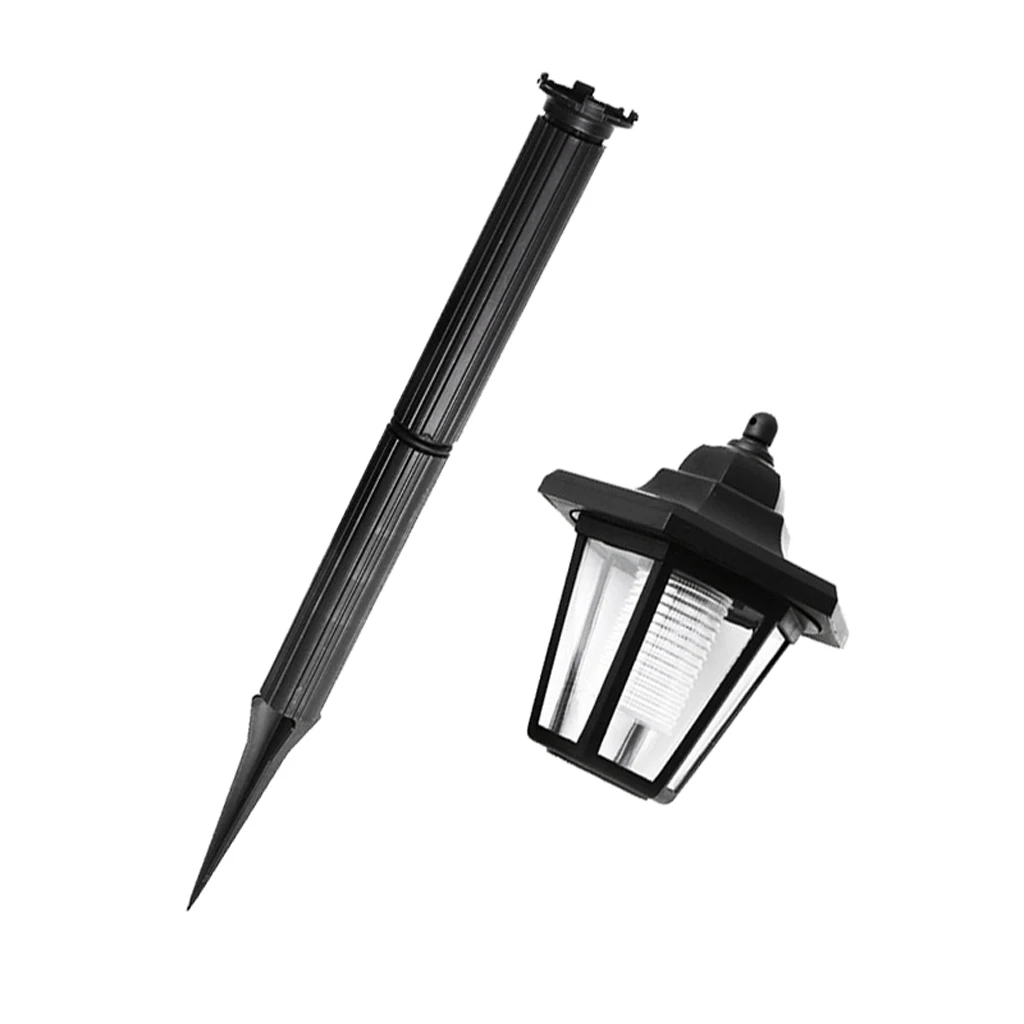 Solar Power LED Path Way Wall Landscape Garden Fence Outdoor Lamp