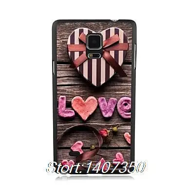 Warm Love pattern love style plastic hard phone cover case for Galaxy note 4 N9100 Wholesale |