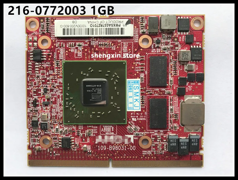 Оригинальная видеокарта M5800 216-0772003 HD 5730M VGA 1 ГБ DDR5 109-B98031-00 для ноутбука dell M15X M17X |