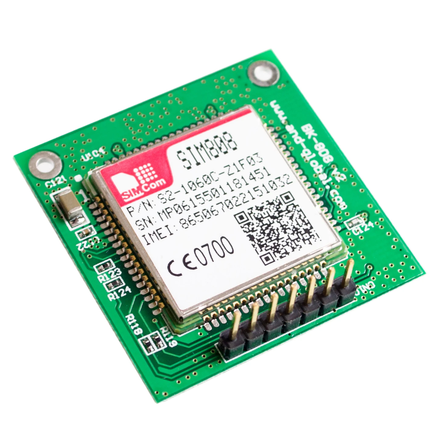 

GSM GPS SIM808 Breakout Board,SIM808 core board,2 in 1 Quad-band GSMGPRS Module Integrated GPSBluetooth Module