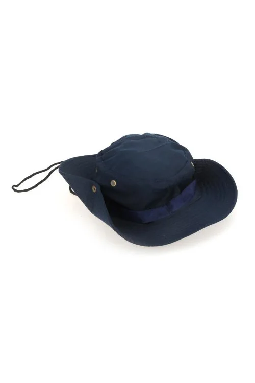 Открытый Рыбалка Кемпинг Пешие Прогулки солнцезащитная Кепка круглый обод мужчины женщины шляпа темно-синий