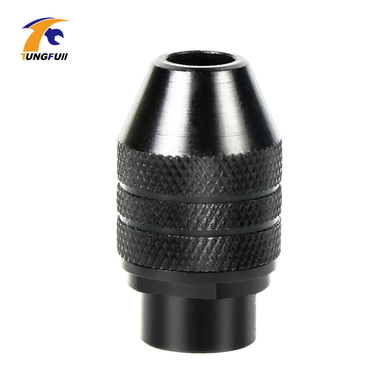  1pc keyless drill chuck for dremel Rotary Tools dremel Accessories 0.5-3.2mm mini drill chucks adap