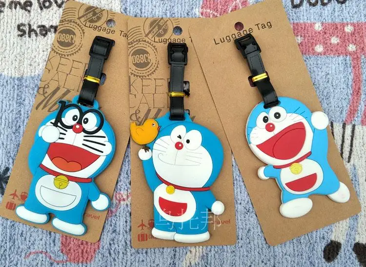 2018 г. Модные Maleta де Viaje вализ путешествия Товары Doraemon Jingle мягкие резиновые Чемодан проверить наличие бирки