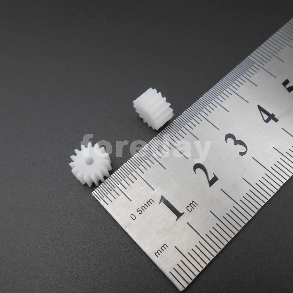 Новый 20 шт. 15T2A модуль шестерни 0 5 диафрагмы 2 мм (1 95 мм) DIY модель аксессуары зубы T =