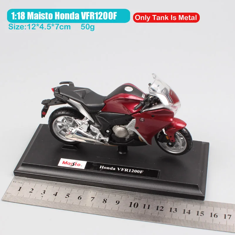 1:18 весы Maisto Honda VFR1200F VF VFR1200X Crosstourer DCT спортивный Тур велосипед мотоцикл гонки Diecasts& игрушечные транспортные средства модель мальчик - Цвет: Honda VFR1200F