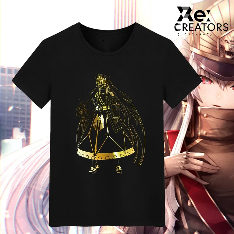 

High-Q Unisex Anime Cos Re CREATORS Altair Selesia Upitiria Cotton Casual T-Shirt Tee T Shirt