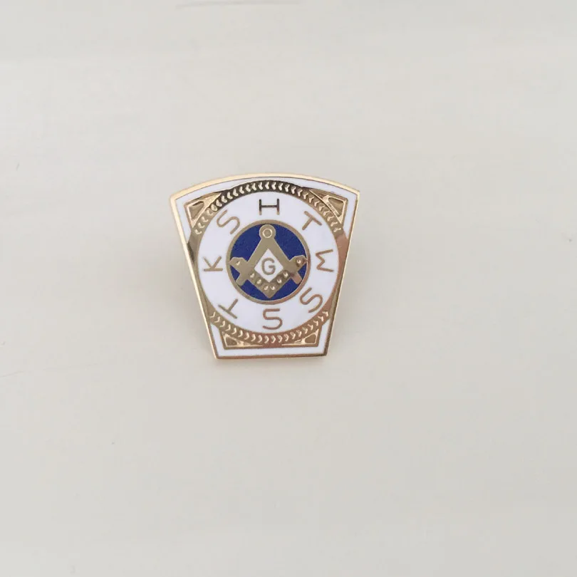 

10pcs Wholesale Freemasonry Master Mason Royal Arch Freemason Lapel Pin Masonic Enamel Brooches and Pins Mark Keystone Badge
