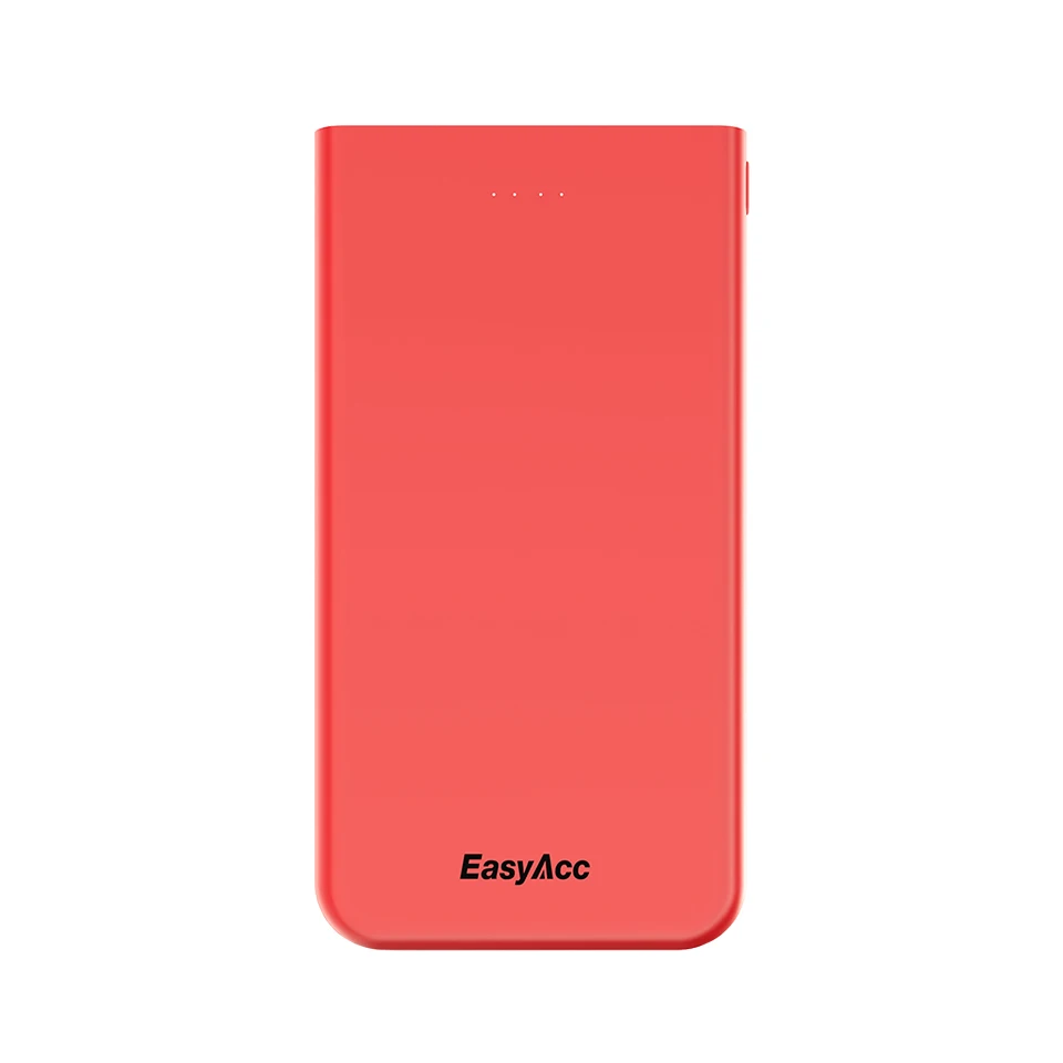 Easyacc 10000 мАч Мощность банка для Xiaomi Mi 5 V/2A USB Порты и разъёмы тонкий Портативный универсальный внешний резервный аккумулятор от Батарея мобильный фаст Зарядное устройство - Цвет: same as picture