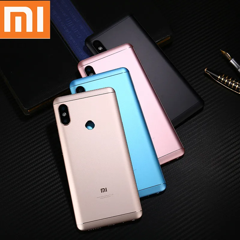 

Redmi Note 5 Pro Original Case for Xiaomi Redmi Note 5 Pro Back Battery Cover Housing Replacement Part Power Volume Buttons