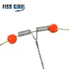 Fish King 20g-80g 1pc Fishing Bait Cage Stainless Steel Wire Swivel with 3 Line Hooks Feeder For Carp Fishing Tackle Accessories ► Photo 3/6