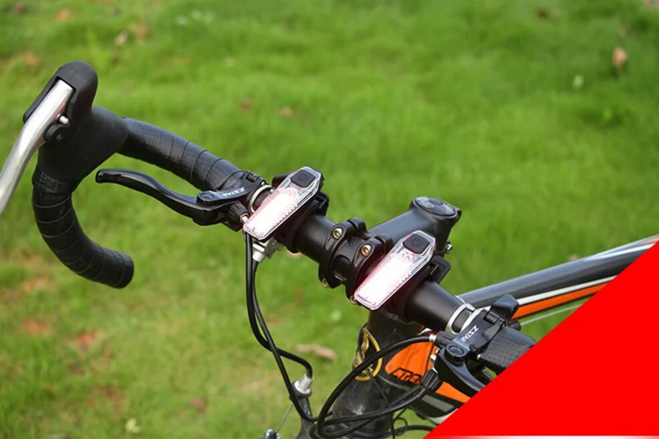 Sale FTW bicycle light mountain road bike Tail rear Light USB Rechargeable safety Block Warning Light Bicycle Accessories F1251YQ 9